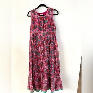 Anokhi cotton sleeveless dress